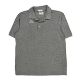 Kappa Polo Shirt - Large Grey Cotton