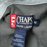 Chaps Ralph Lauren Checked Shirt - Medium Gray Cotton