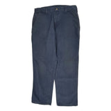 Carhartt Carpenter Trousers - 36W 32L Blue Cotton