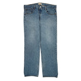 501 Levis Jeans - 36W 31L Light Wash Cotton