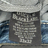 Buckle Black Label Jeans - 34W 32L Blue Cotton