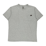 Dickies Tall T-Shirt - XL Grey Cotton Blend