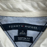 Tommy Hilfiger Short Sleeve Shirt - Medium Cream Linen