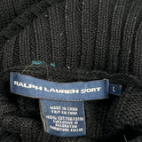 Ralph Lauren Sweater - Large Black Cotton