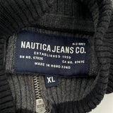 Nautica 1/4 Zip - XL Black Cotton