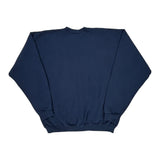 1990'S Blank Made In USA Hanes Sweatshirt - XL Blue Cotton