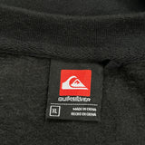 Quiksilver Sweatshirt - XL Black Cotton