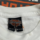 Loma Linda California Harley Davidson Graphic T-Shirt - Medium White Cotton