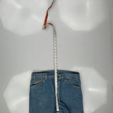 70S Made In USA Levis Orange Tab 550 Jeans - 33W 32L Blue Cotton