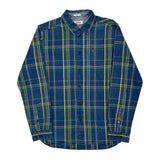 Tommy Jeans Checked Shirt - Medium Green Cotton