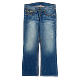 True Religion Boot Cut Jeans - 36W 30L Blue Denim