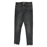 Levis Skinny Jeans - 28W UK 8 Grey Cotton