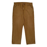 Carhartt Carpenter Trousers - 35W 31L Brown Cotton