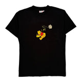 Winnie The Pooh Disney Cartoon T-Shirt - Small Black Cotton