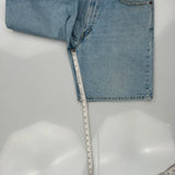 Levis Denim Shorts - 36W 9L Light Wash Cotton