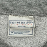 Fruit Of The Loom Blank Sweatshirt - XL Gray Cotton Blend