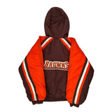 Age 10-12 Cleveland Browns Nfl Football Jacket - Medium Brown Polyester