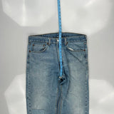 Levis 505 Jeans - 35W 32L Light Wash Cotton