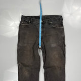 Dickies Carpenter Trousers - 32W 32L Grey Cotton