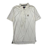 Chaps Ralph Lauren Argyle Polo Shirt - XL Cream Cotton