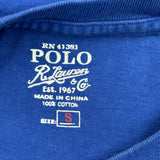 Polo By Ralph Lauren T-Shirt - Small Blue Cotton