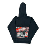 Age 14-16 Port & Company Graphic Hoodie - Large Black Cotton Blend