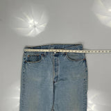501 Levis Jeans - 36W 30L Light Wash Denim