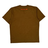 Carhartt T-Shirt - Large Brown Cotton