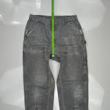 Carhartt Double Knee Carpenter Trousers - 31W 30L Grey Cotton