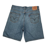 Levis Denim Shorts - 35W 9L Blue Denim