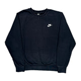 Nike Sweatshirt - Medium Black Cotton