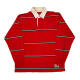 Steve And Barrys Striped Rugby Shirt - XL White Cotton