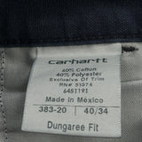 Carhartt Carpenter Pants - 48W 34L Blue Cotton Blend