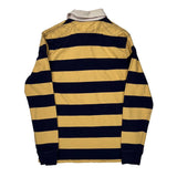 Polo By Ralph Lauren Striped Rugby Shirt - Small Navy Cotton