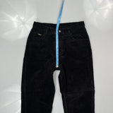 Lee Cord Pants - 30″ Waist Black Cotton
