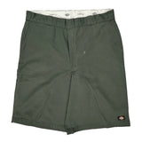 Dickies Chino Shorts - 38W 9L Green Cotton Blend