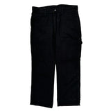 Dickies Carpenter Pants - 35W 29L Black Cotton