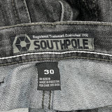 Southpole Jeans - 31W 31L Dark Wash Cotton Blend