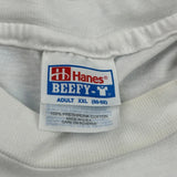 Nasa Hanes Graphic T-Shirt - 2XL White Cotton