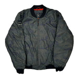 Vintage Hawke & Co Camo Bomber Jacket - XL Camo Polyester