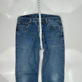 501 Levis Jeans - 32W 30L Blue Cotton