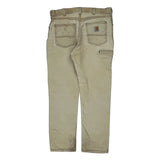 Carhartt Carpenter Pants - 34W 32L Beige Cotton
