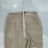 Chaps Ralph Lauren Cord Trousers - 35″ Waist Beige Cotton