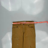 Carhartt Double Knee Carpenter Trousers - 32W 32L Brown Cotton