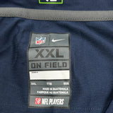 Seahawks Nike Nfl Football Jersey - 2XL Navy Polyester