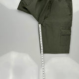 Urban Supply Cargo Shorts - 34W 11L Khaki Cotton