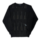 Ansett Striped Jumper - 2XL Black Acrylic