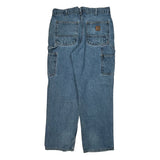 Carhartt Carpenter Jeans - 36W 29L Blue Cotton