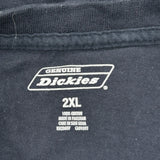 Dickies Long Sleeve T-Shirt - 2XL Black Cotton