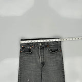 501 Levis Jeans - 26W UK 6 Grey Cotton